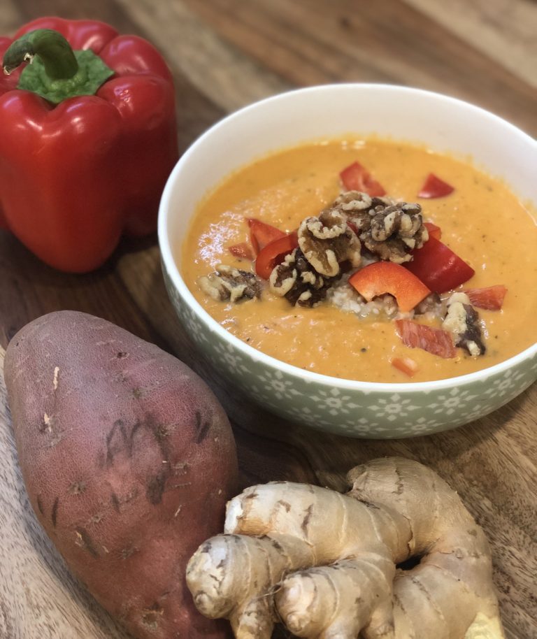 Thai Coconut Sweet Potato Soup