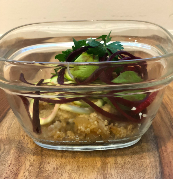 Quinoa Zoodles Bowl