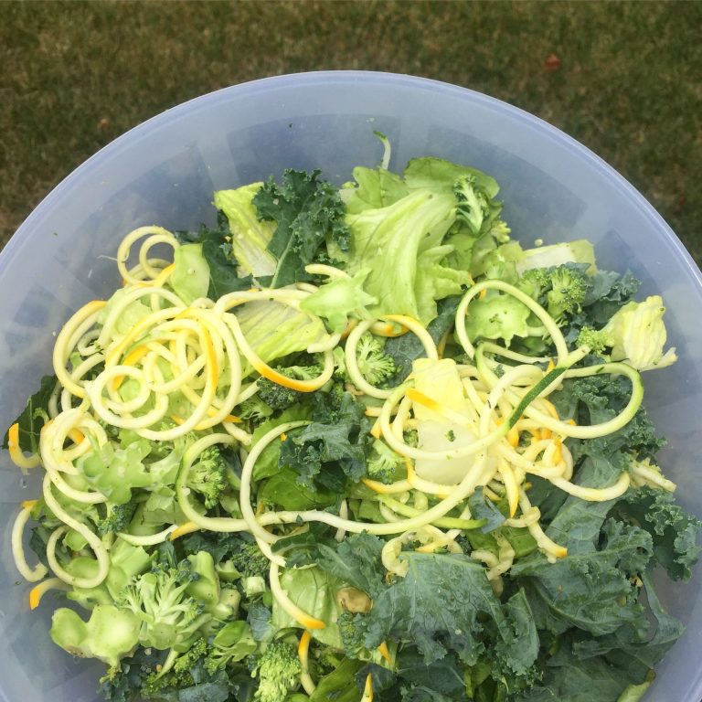 Raw Veggie Power Salad