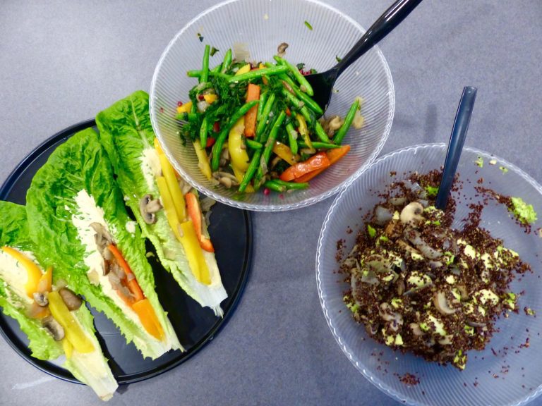 Stir Fry and “CHEESY” Vegan Fajita Food Prep