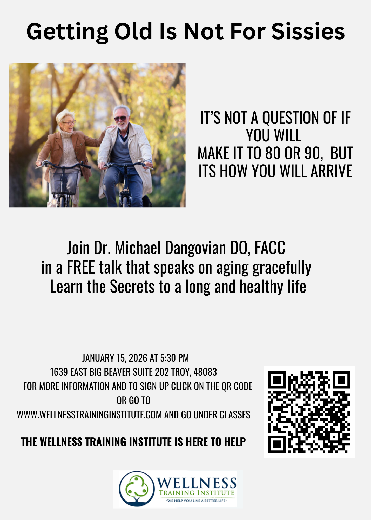 Aging Gracefully: The Secrets to a Long and Lasting Life - January 15, 2026